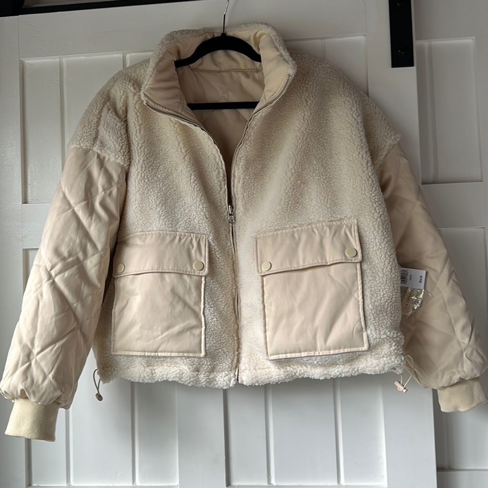 L.A. Hearts Fleece Quilted Reversible jacket
